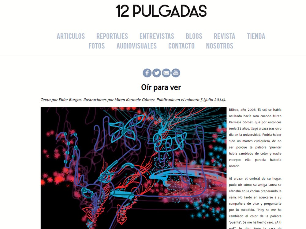 2014. Revista 12 Pulgadas.